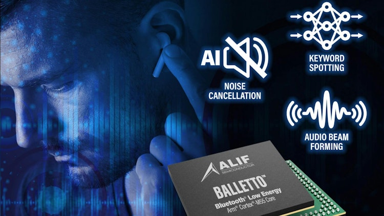 Alif Semiconductor is now sampling the first BLE and Matter wireless microcontroller to feature a neural co-processor for AI/ML workloads.