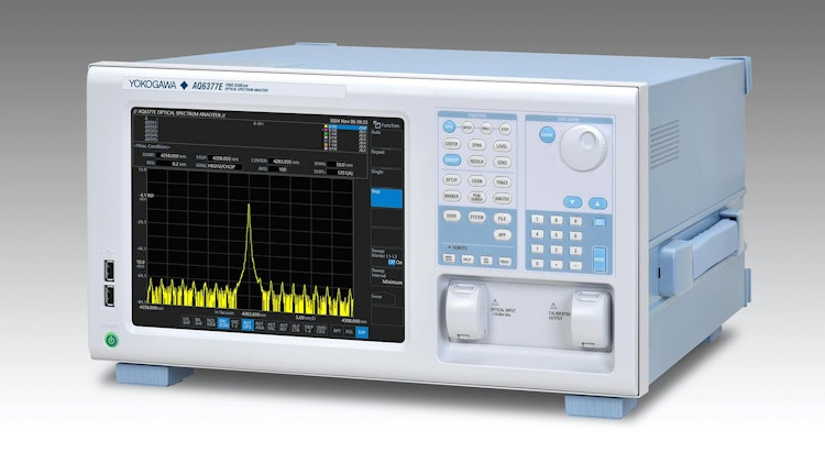 Yokogawa Test & Measurement Releases AQ6377E Optical Spectrum Analyzer for Fast and Accurate Mid-wave Infrared Measurements.