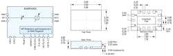 ADAR4002 block diagram and package outline for a 14-lead, lead-frame, chip-scale package (LFCSP) ADAR4002 block diagram and package outline for a 14-lead, lead-frame, chip-scale package (LFCSP)