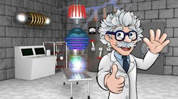 Mad scientist cartoon Mad scientist cartoon