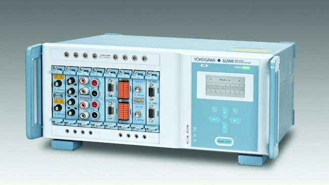 Yokogawa Test & Measurement Releases SL2000 High-Speed Data Acquisition Unit.