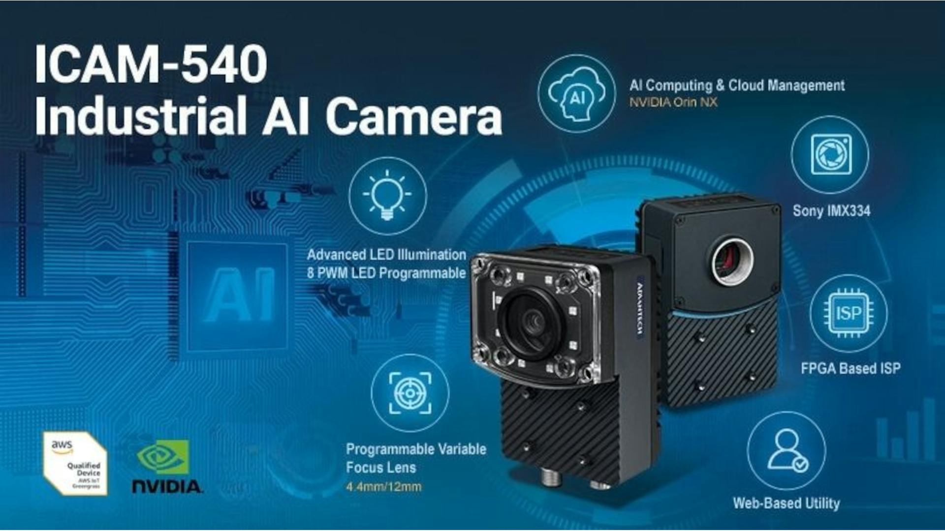 Advantech&rsquo;s AI camera, the ICAM-540, has successfully met the qualifications for AWS IoT Greengrass.