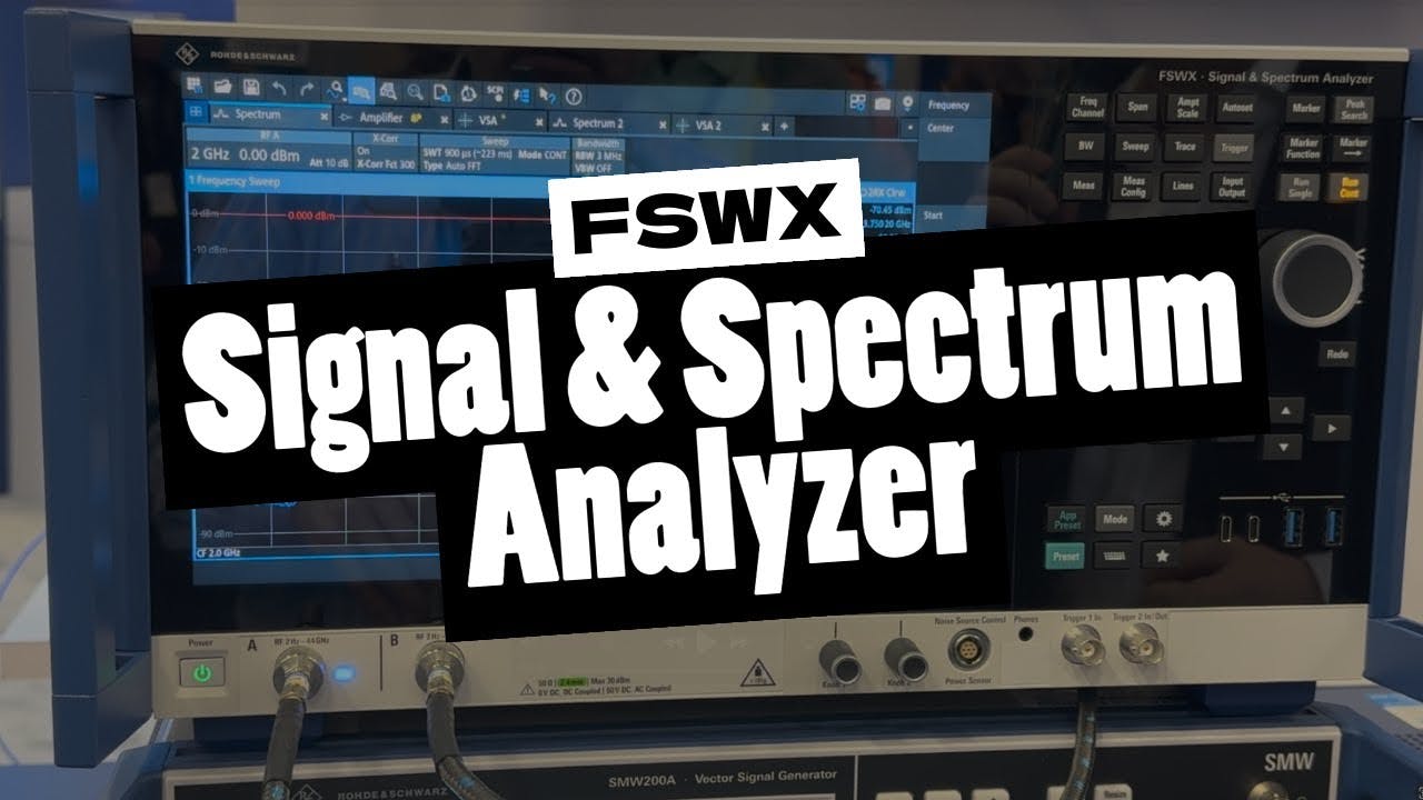 FSWX Signal & Spectrum Analyzer Demonstration