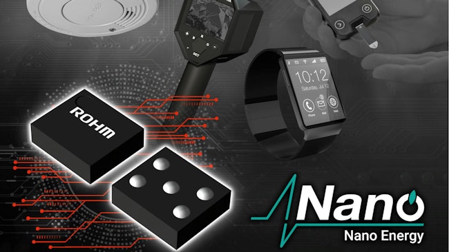 ROHM’s ultra-compact CMOS Operational Amplifier (op amp) TLR1901GXZ achieves the industry’s lowest operating circuit current.