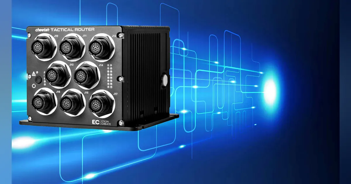 Tactical Router Employs Built-In Interconnects | Microwaves & RF