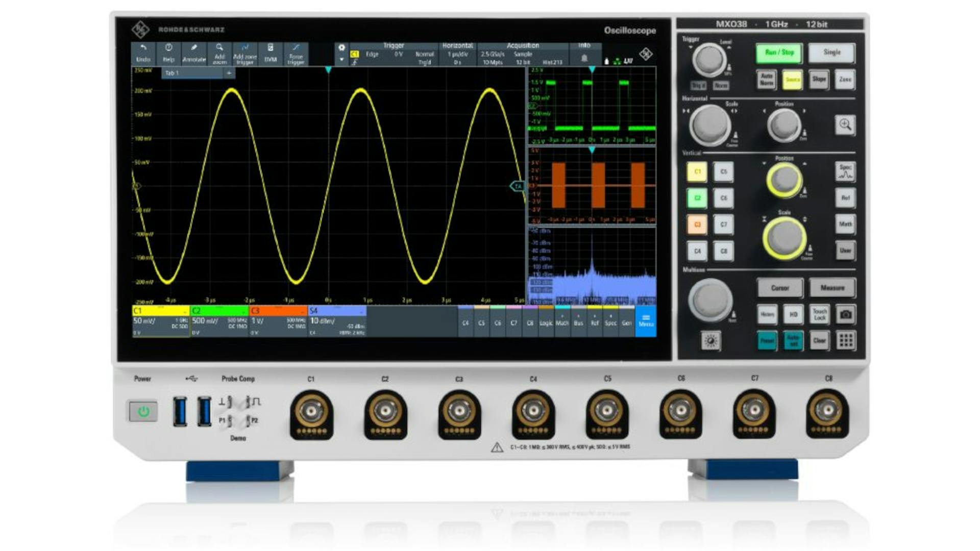 Rohde & Schwarz unveils compact MXO 3 oscilloscopes with 4 and 8 channels.