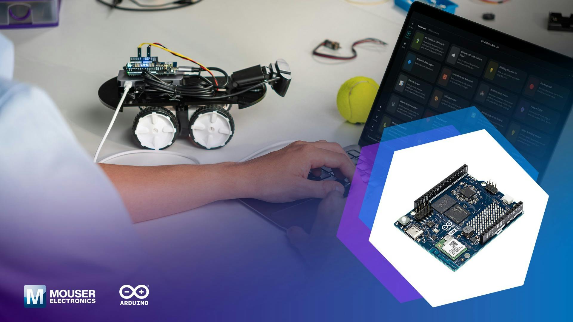 Arduino UNO Q, Now Orderable from Mouser Electronics, Enables AI-Powered Machine Vision and Sound Solutions that React in Real Time