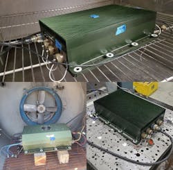 RX410 MIL-rugged SDR undergoing testing for MIL 810 for shock/vibration and MIL-461 for EMI RX410 MIL-rugged SDR undergoing testing for MIL 810 for shock/vibration and MIL-461 for EMI