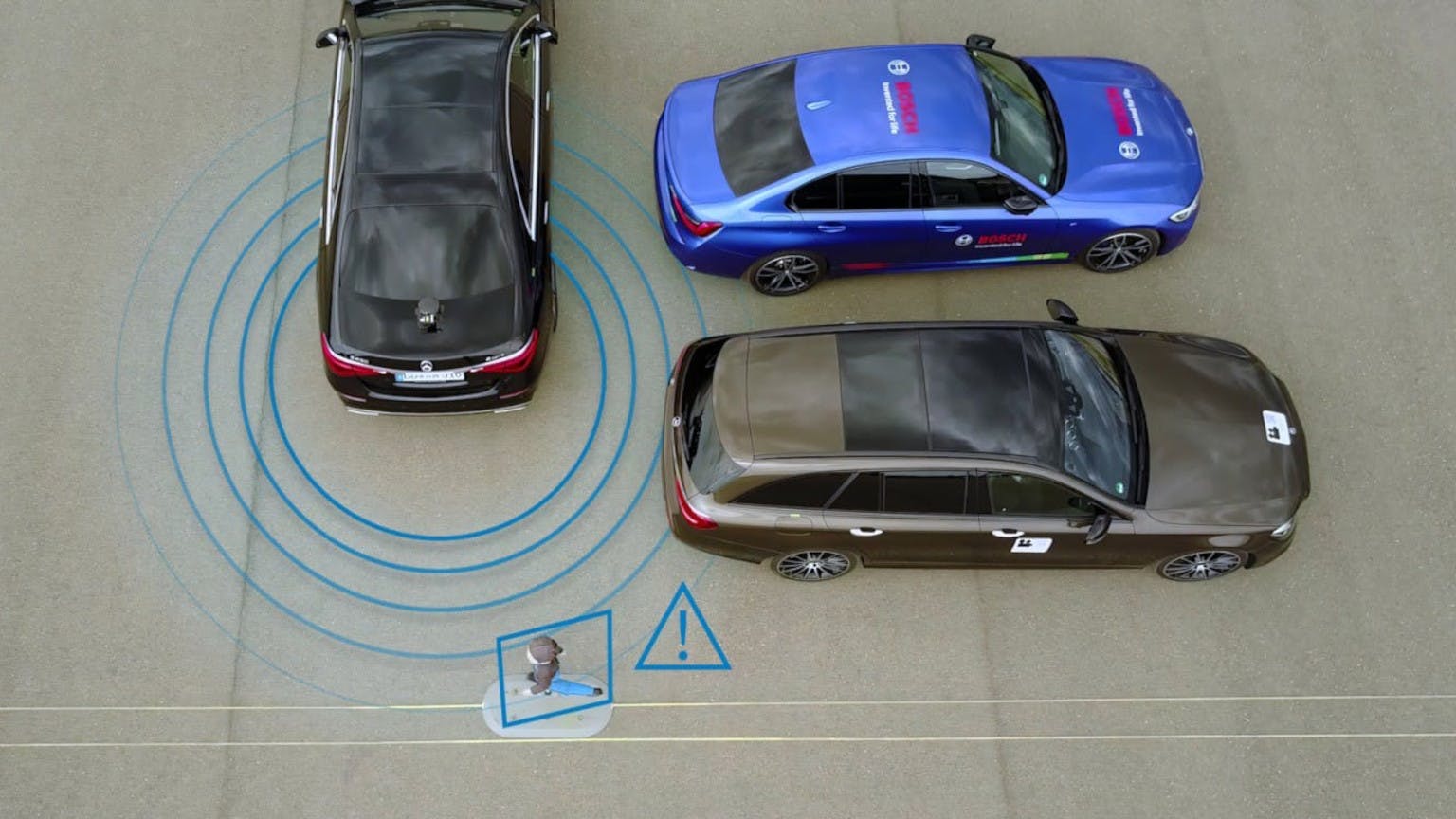 Bosch presents ultrasonic chipsets for AI-based applications in the automotive industry.