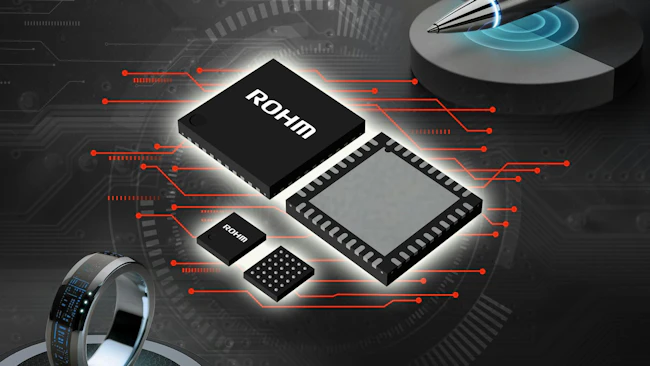 ROHM launches an Ultra-Compact Wireless Power Chipset for Wearables.