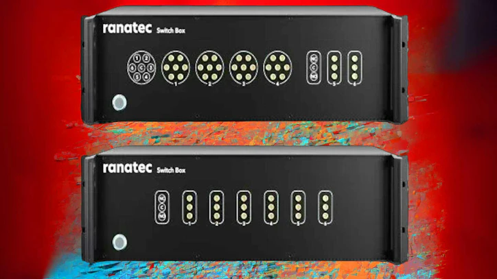 Ranatec's high-performance RF2037 and RF2038 6- and 26.5-GHz switch boxes for RF applications.