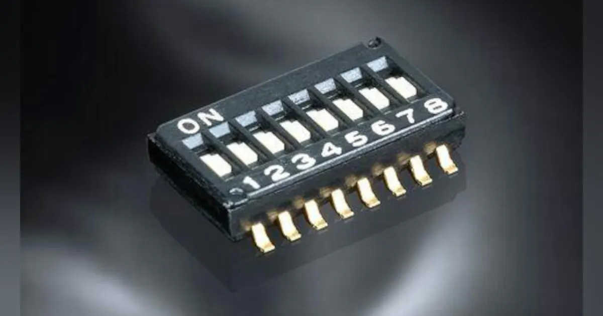SCHURTER Half-Pitch DIP Switches Target Space-Critical Applications ...