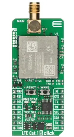 Mikroe LTE Cat.1 5 Click for North America Mikroe LTE Cat.1 5 Click for North America