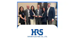Representatives From Hirose Present The Mouser Team With The 2025 High Service Distributor Of The Year Award Representatives From Hirose Present The Mouser Team With The 2025 High Service Distributor Of The Year Award