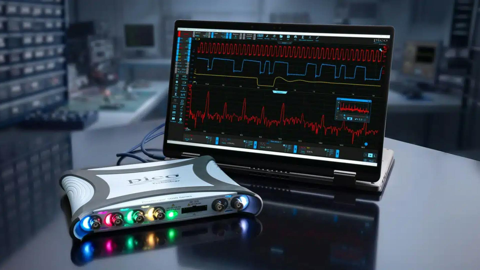 Pico Technology's 4-channel and MSO USB-C oscilloscopes provide precision where you need it and speed when it matters.