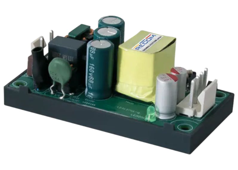 New at Mouser: RECOM Power RACM65S-K/277 AC-DC Power Supplies
