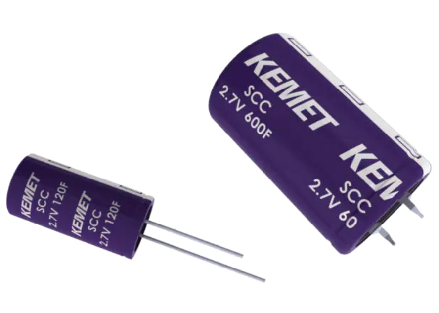 KEMET SCx Supercapacitors