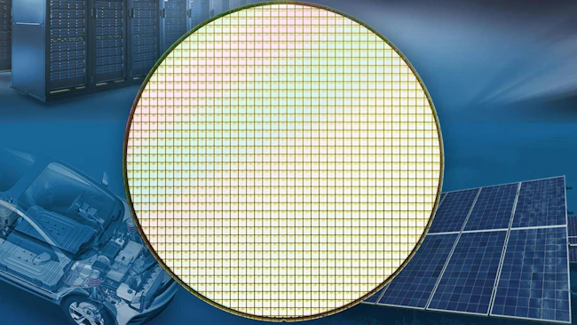 ROHM's 5th-generation SiC MOSFETs feature low on-resistance at high temperatures.