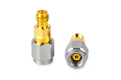 AO Microwave RF Coaxial Connectors and Adapters, 1.0mm Male to 1.0mm Female