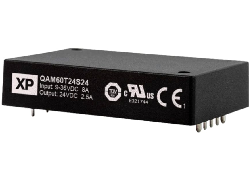 XP Power QAM60T 60W Medical DC-DC Converters