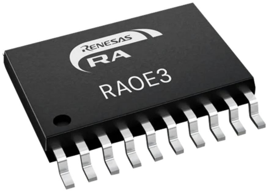 Renesas Electronics RA0E3 General-Purpose Microcontrollers