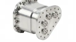 E-Band Tx/Rx Antenna Feeding Network, Dual Circular Polarized, 4-Port, 71-86 GHz
