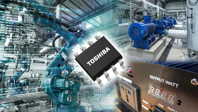 Toshiba's DCL32xx00 series supports power-efficient, reliable signal transmission in industrial control and power-conversion systems.